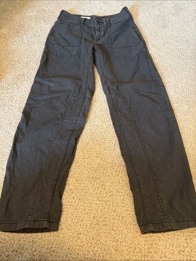 Pilcro Men's Black Cargo-Style Utility Pants